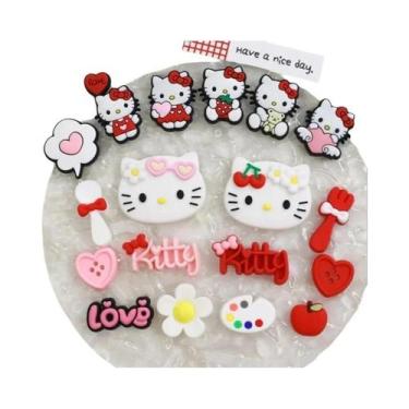 Imagem de Conjunto De Pingentes Para Sapatos Hello Kitty Tropical Tan Para Decor