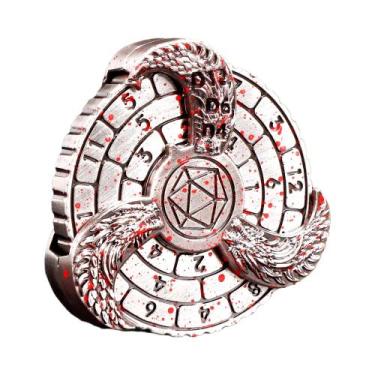 Imagem de Conjunto De Dados De Metal D+D Para Dungeons And Dragons (D&D) - Giros