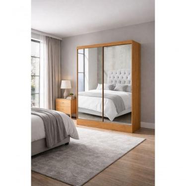 Imagem de Guarda Roupa Com 2 Portas Espelhado Sapphire -grand Line