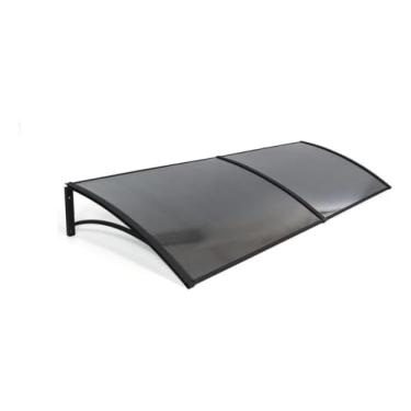 Imagem de Toldo Policarbonato 1,20m X 50cm Porta Janela, Completo