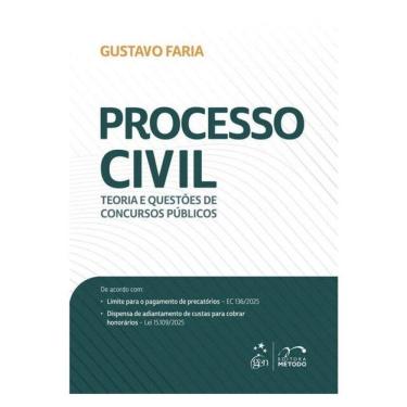 Imagem de Processo Civil: Teoria E Questões De Concursos Públicos - 1ª Edição 2026
