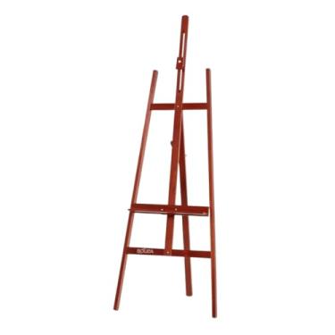 Imagem de Cavalete de Pintura Luxo, 1,80m, Mad. Pinus Mogno - Souza & Cia (Ref: 4104)