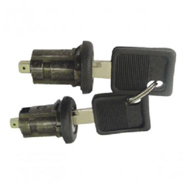 Imagem de Par de Cilindros de Portas Dianteiras Direita e Esquerda Modelo F103 para Renault Trafic com Chave Dupla Segurança