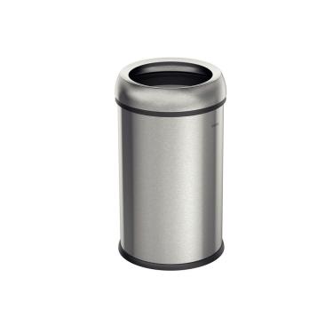 Imagem de Lixeira Friuli 65L em Aço Inox com Design Contemporâneo para Uso Comercial Inox