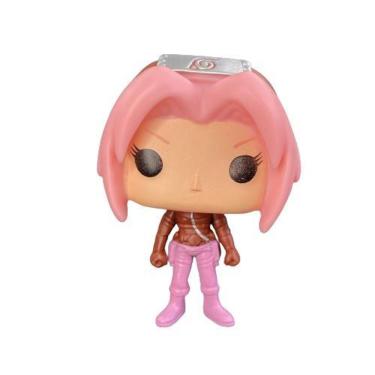 Imagem de Action Figure Naruto Shippuden Pop Sakura 4 Colecionável de Personagem de Anime Estilo Pop Rosa Smart Tech