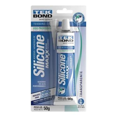 Imagem de Silicone Aquario Atoxico Transparente Maxx 50g Tekbond