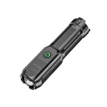 Imagem de Lanterna LED Recarregável de Alta Potência  USB com Zoom - Topmixshop