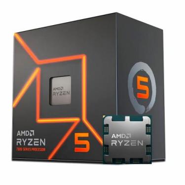 Imagem de Processador AMD Ryzen 5 7600, 5.1GHz Max Turbo, Cache 38MB, AM5, 6 Núc