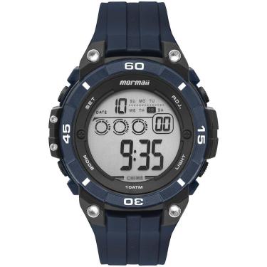 Imagem de Relógio MORMAII WAVE masculino digital azul MO2912B/8A