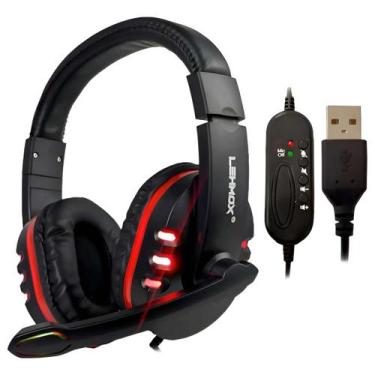 Imagem de Headset Gamer P2 Usb Led Com Microfone - Atena