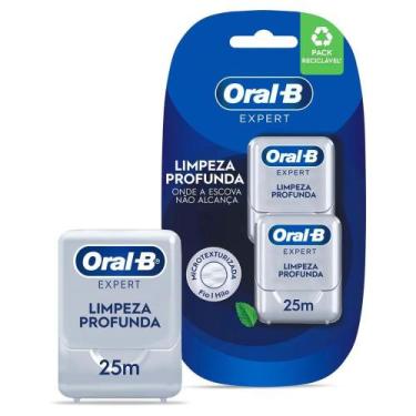 Imagem de Fio Dental Oral-B Expert Limpeza Profunda Menta 2x25m