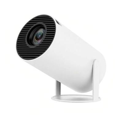 Imagem de Projetor 4K Branco Hy300 Imagens Vibrantes e Ângulo Ajustável - Genéri