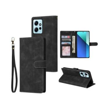 Imagem de Capa De Couro Amigável Com a Pele Com Slot Para Cartão Para Xiaomi 14T