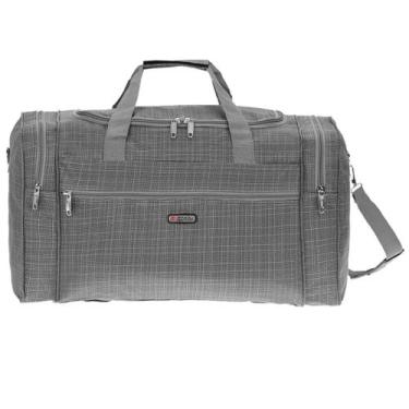 Imagem de Bolsa De Viagem Tonin 2054 Tecido, Cinza, UN