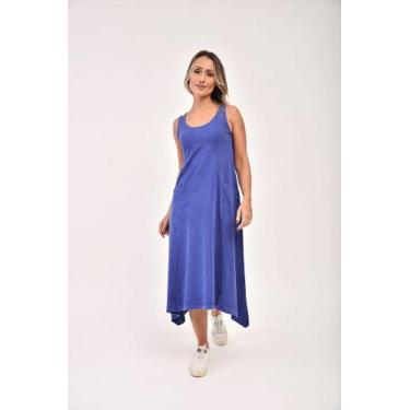 Imagem de Vestido midi estonado royal com bolso - Falca, P