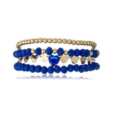 Imagem de Bracelete Coração Azul Royal - MATTIELO