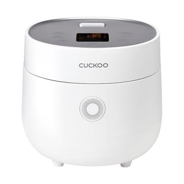 Imagem de CUCKOO CR-0375F | Fogão de Arroz Micom 3 xícaras (não cozido) | 10 opções de menu: aveia, arroz integral e mais, tela sensível ao toque, panela interna antiaderente | Branco