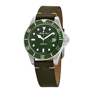 Imagem de Mathey-Tissot Mathey Relógio masculino vintage com mostrador verde automático H9010ATLV
