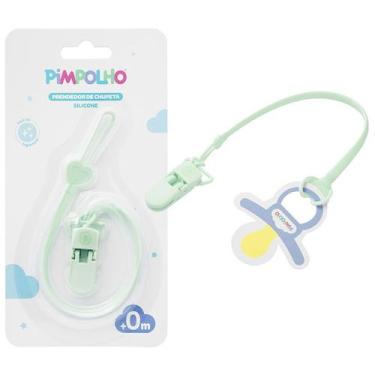 Imagem de Prendedor De Chupeta Em Silicone Com Clipe +0 Meses Baby Pimpolho Cor: