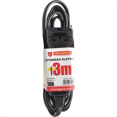 Imagem de Ext Megatron Pp 0,75 03Mt 2P+T10A Preto