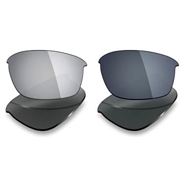 Imagem de 2 pares de lentes polarizadas de substituição da Mryok para óculos de sol Oakley Bottle Rocket – Opções