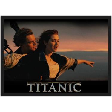Imagem de Quadro Decorativo Titanic Filmes Cinema Salas Quartos Decorações Com M