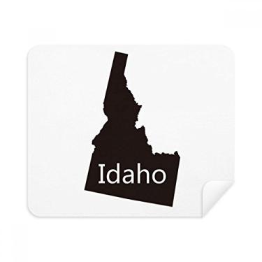 Imagem de Idaho Pano de limpeza de mapa dos Estados Unidos da América, 2 peças de tecido de camurça