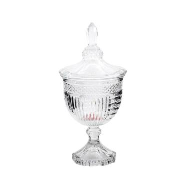 Imagem de Bomboniere Jaca Transparente Vidro 24,5Cm - Wincy