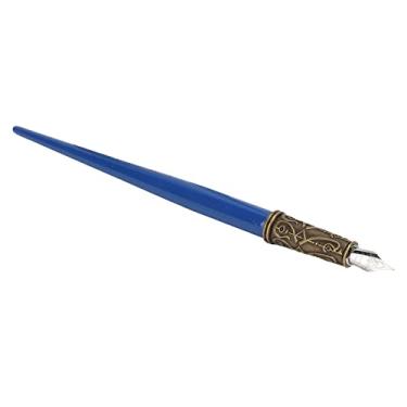 Imagem de Caneta de caligrafia elegante, leve, portátil e brilhante em caixa de presente com ponta de aço inoxidável