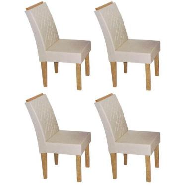 Imagem de Conjunto Com 4 Cadeiras Recife - Móveis São Carlos
