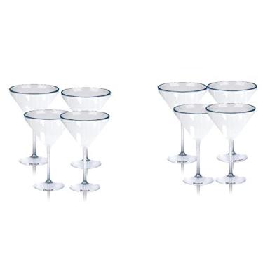 Imagem de 8 Taças Martini Transparente Acrílico