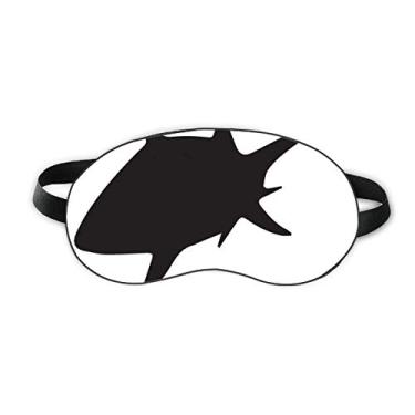 Imagem de Blue Ocean Black Shark Biology Pattern Sleep Eye Shield Soft Night Vlindfold Shade Cover