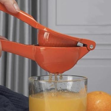 Imagem de Espremedor de Suco Manual de Frutas Laranja em Alumínio (Laranja)