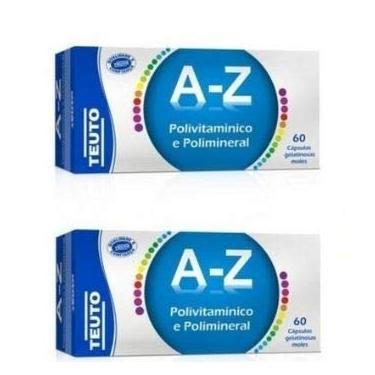Imagem de Polivitamínico A-Z c/60 cápsulas Gel Multivitamínico 2 Cx AZ