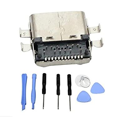 Imagem de HYY BBB100 Conector USB Dock Porta de carregamento Porta USB com ferramentas de substituição para BlackBerry KEYone Dk70 DTEK70