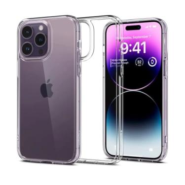 Imagem de Capa Capinha Clear Case Space X Rígida Anti Amarelamento Resistente Para iPhone (iPhone 14 Pro Max)