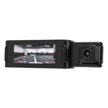 Imagem de Câmera de Painel de 3 Canais Com Tela HD de 3,16 Polegadas WDR 1080P Visão Noturna Frontal Traseira Interna Gravador de Câmera de Carro Com Acessórios para Estacionamento 24 Horas