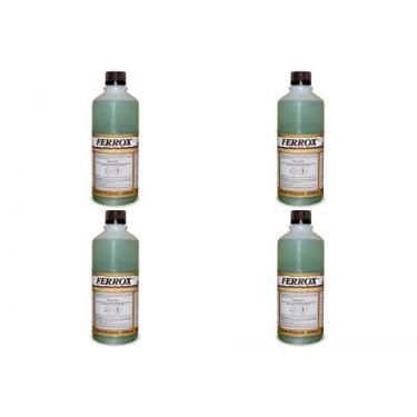 Imagem de Kit C/4 - Removedor De Ferrugem Ferrox Anticorrosivo 500Ml - Natrielli
