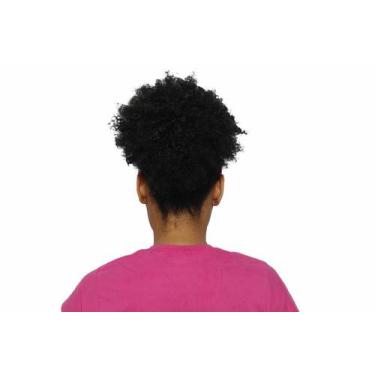 Imagem de Aplique Puff Black Coque Afro Castanho Escuro 2 Fibra - C e c shop, Ca