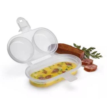 Imagem de Forma Ovo Omeleteira Pratico Para Microondas Nitron Cz057