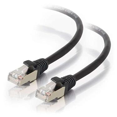 Imagem de Cabo de rede blindado (STP) C2G/Cables to Go 28690 Cat5E, preto (0,91 metros)