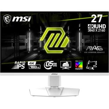 Imagem de MSI Monitor de jogos MAG 274URFW 68.6 cm 4K, 3840 x 2160 (UHD), tempo de resposta de 0,5 ms, 160Hz, HDR 400, HDMI, porta DP, inclinação e altura ajustável
