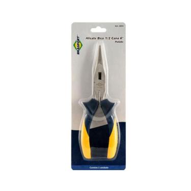 Imagem de Alicate Bico 1/2 Cana Brasfort 6" Pvc Polido 8004 Blister