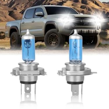 Imagem de QUAYUB Adequado para lâmpadas de halogêneo Toyota Tacoma 1998-2015, farol alto e baixo 9003/H4, farol alto de alto desempenho, farol baixo e lâmpada de substituição de neblina, pacote com 2