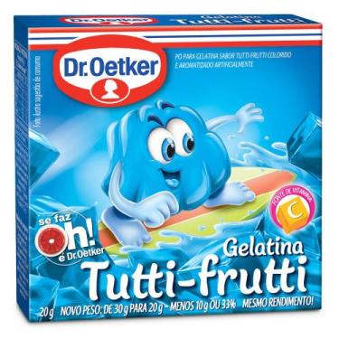 Imagem de Gelatina de Tutti-Frutti Dr. Oetker 20g
