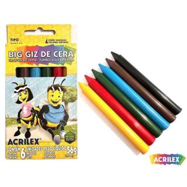 Imagem de Giz de Cera BIG 6 Unidades Acrilex