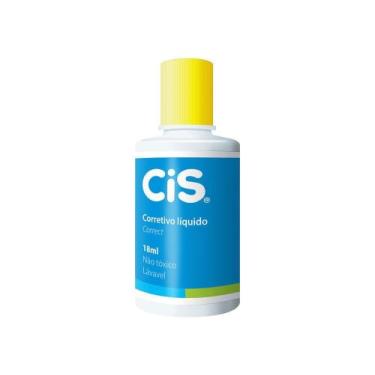 Imagem de Corretivo Líquido 18 ml, Caixa Com 12 Unidades, Cis - 41100 - Sertic
