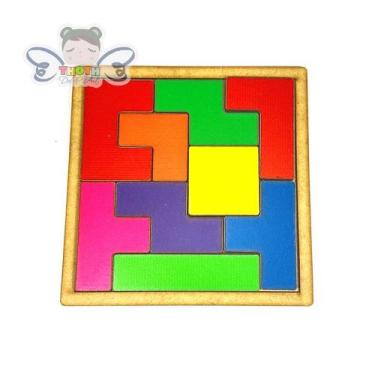 Imagem de Jogos Tetris Educativo em MDF - Thoth