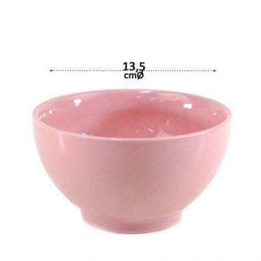 Imagem de Tigela Bowl Rosa de Porcelana 500 ml  -  HORACILIO 