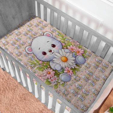 Imagem de Edredom Cobertor Bebê Berço Americano Estampado Sublimado 1m X 1.5m - 